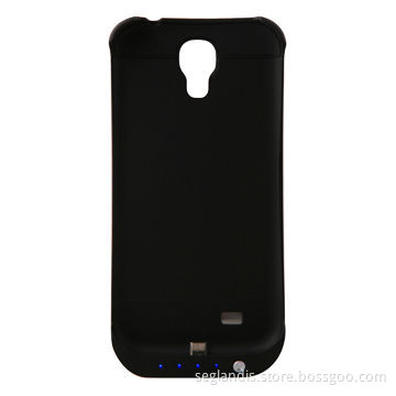 Battery Case for Samsung Galaxy S4, i9500, with 5V DC/500mAh Input, Smart Power Indication